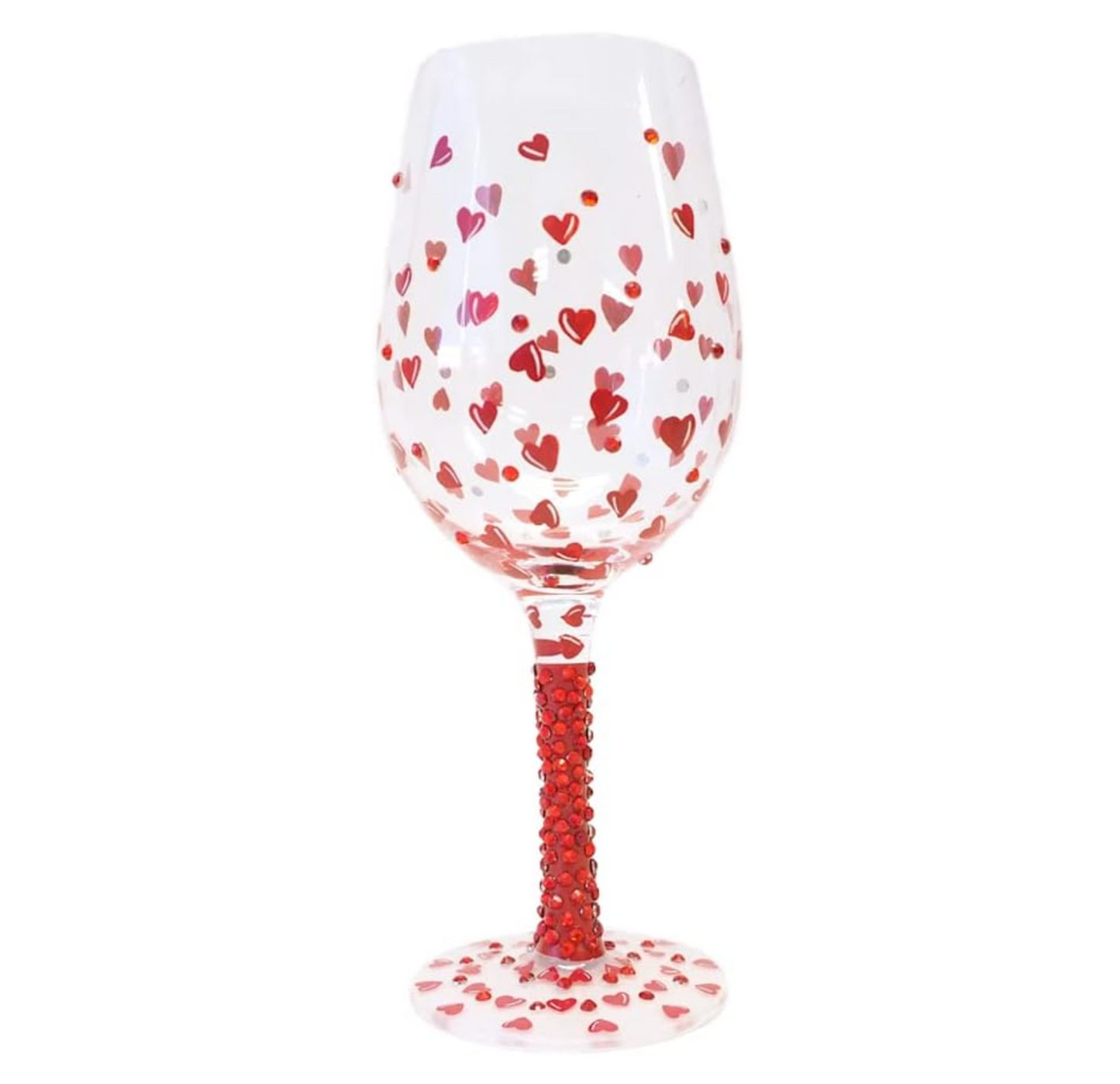 Red Hot Wine Glass