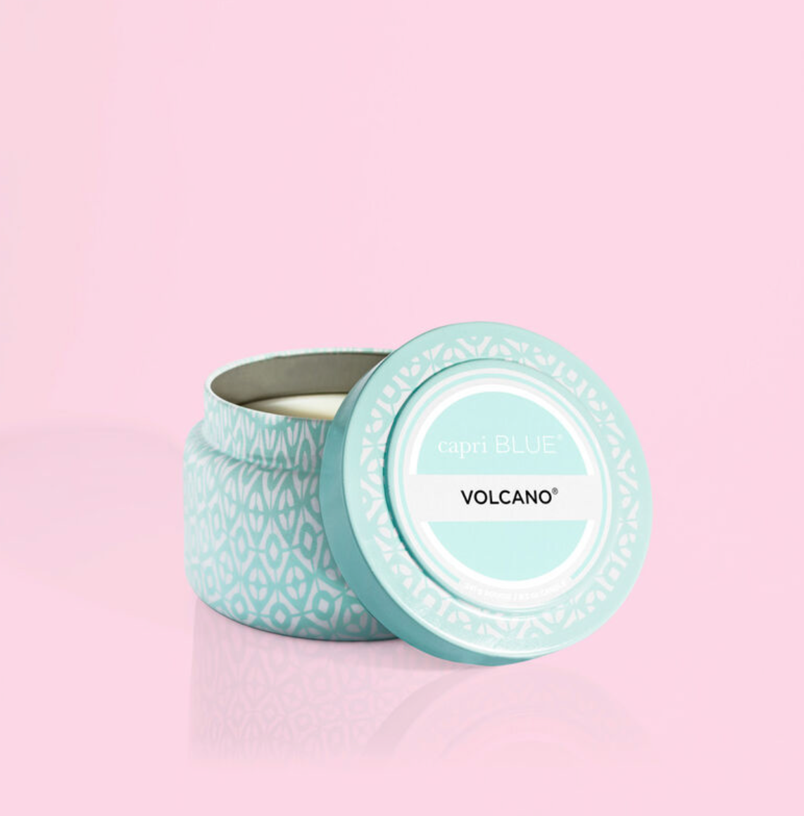 Volcano Aqua Printed Travel Tin