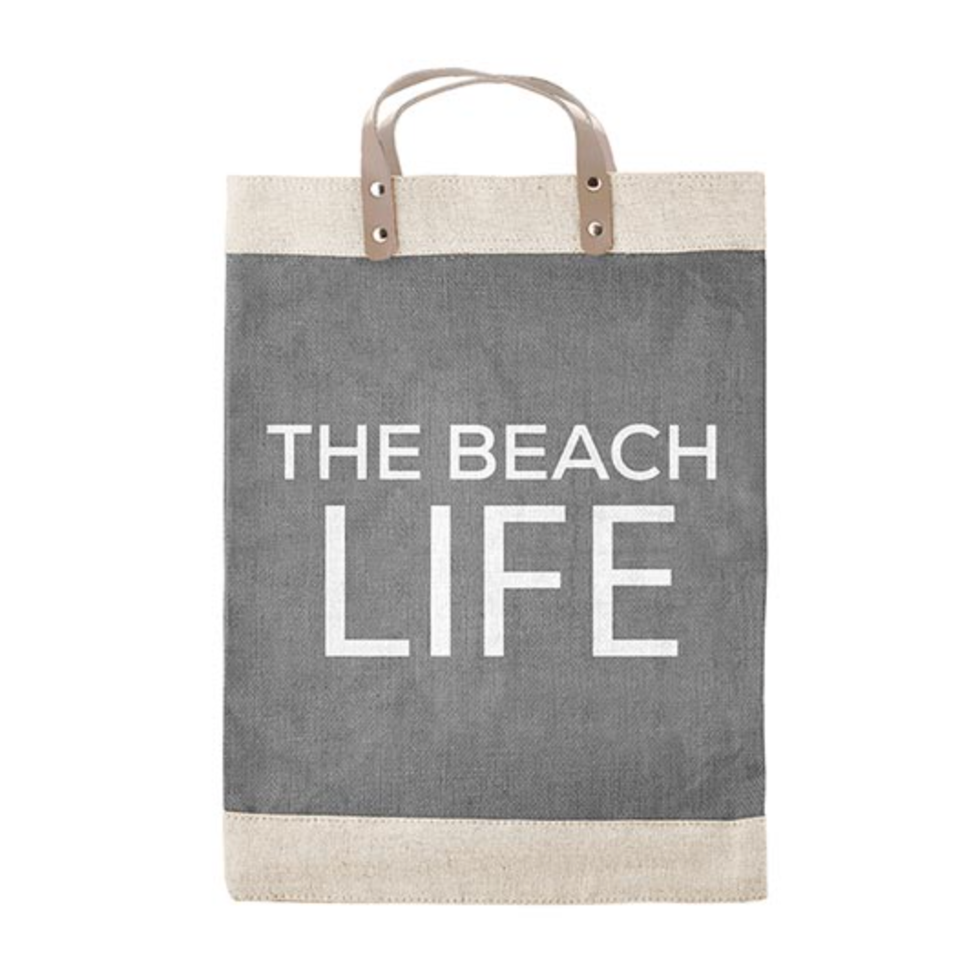 Grey Market Tote - Beach Life