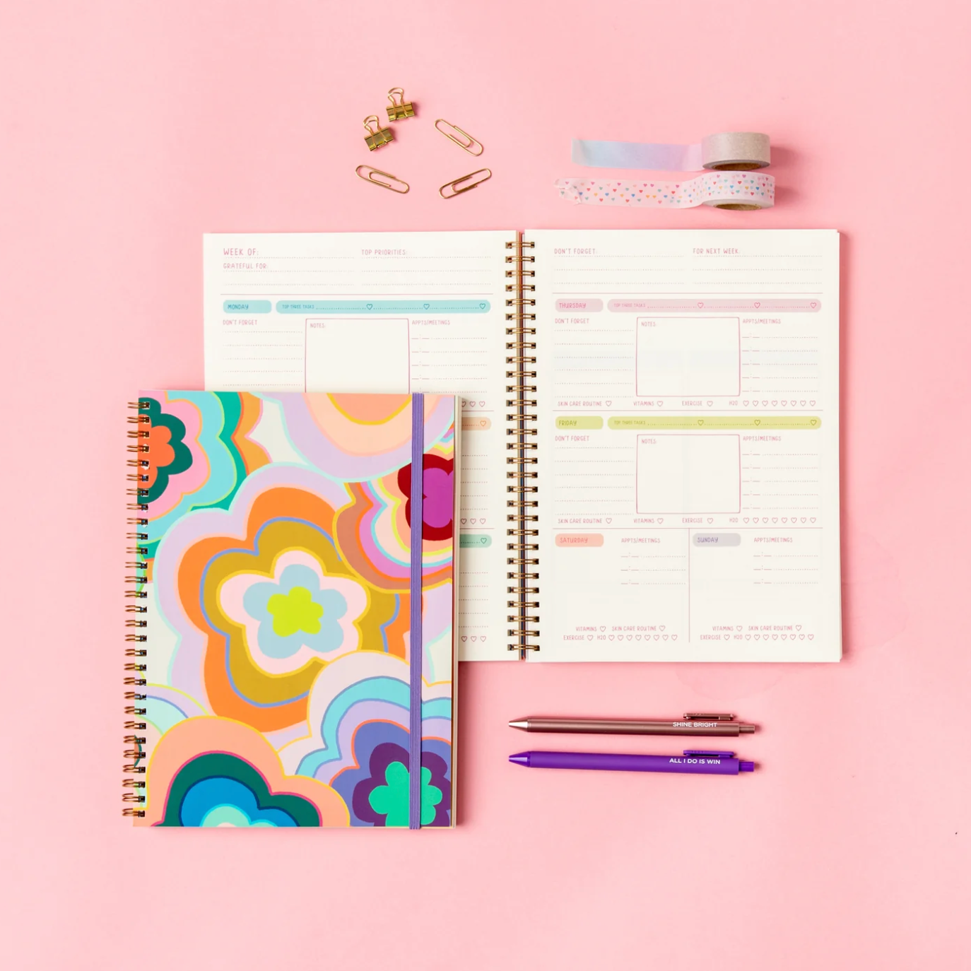 Perpetual Planner - Trippy Floral