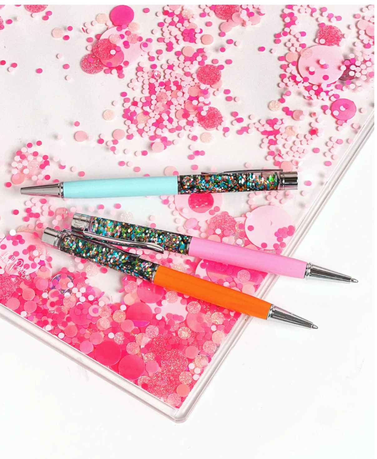 flower shop confetti ballpoint pen set