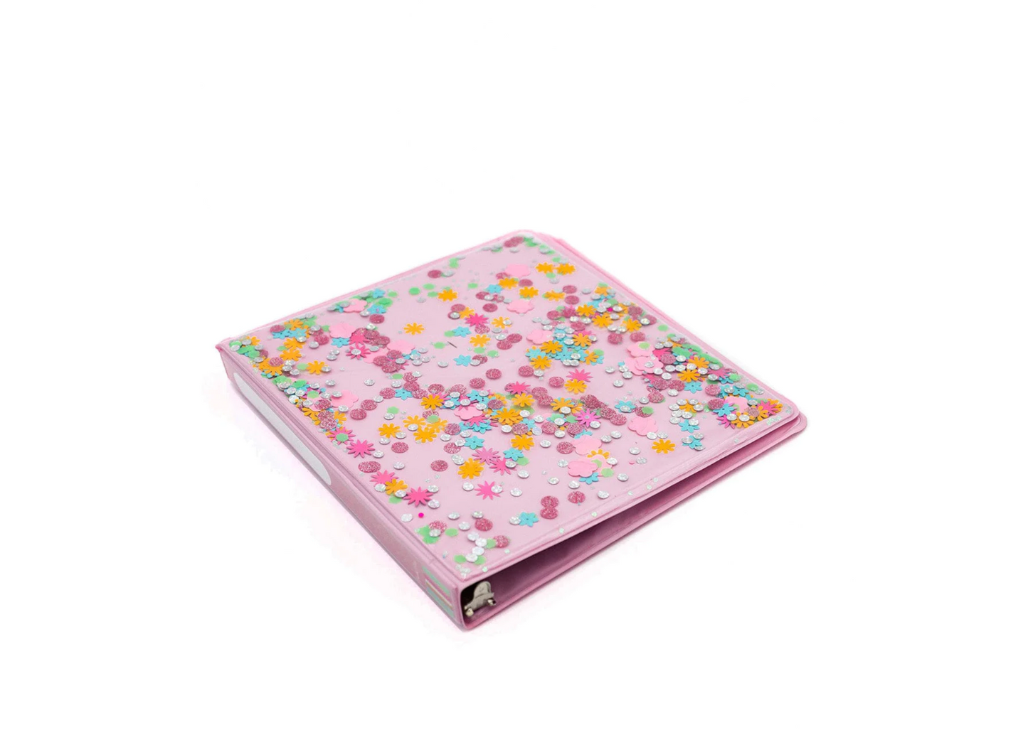 Flower Shop Confetti 3-Ring Binder