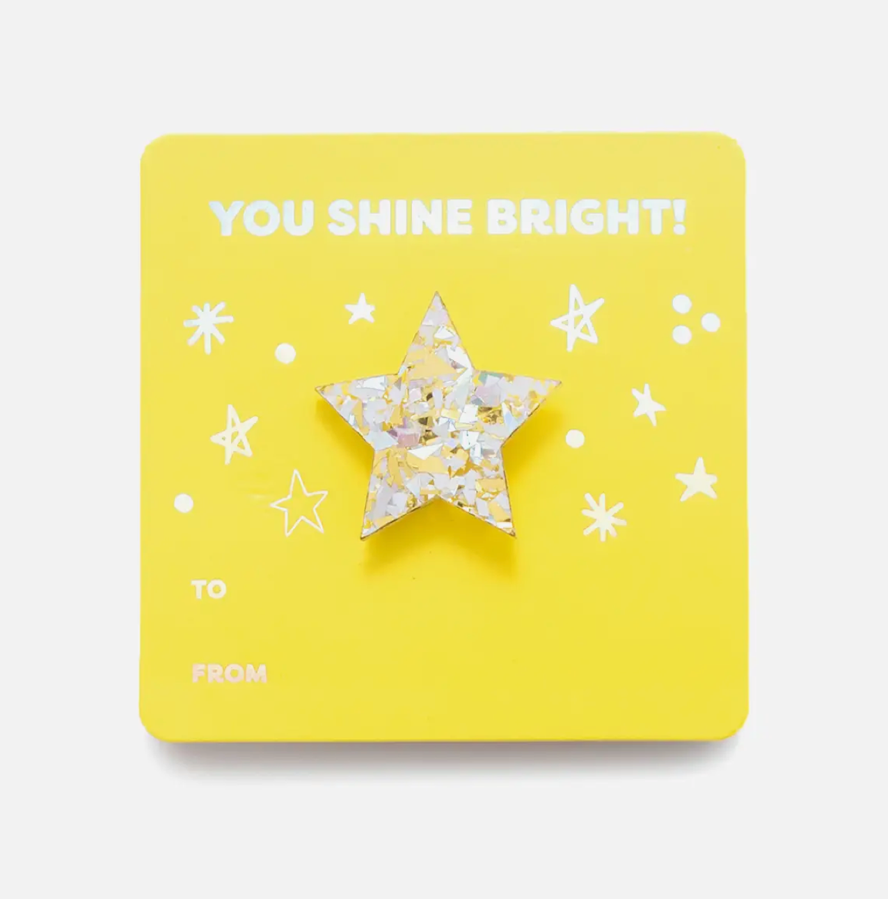 Confetti Pin Card