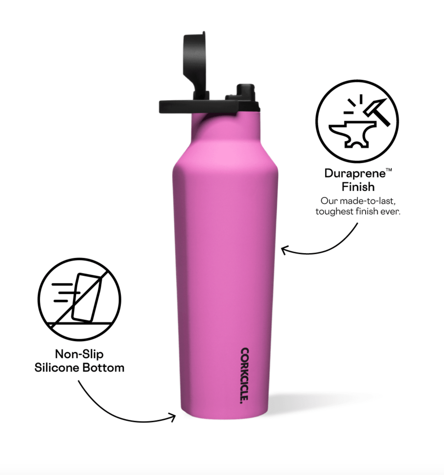 Fuschia Sport Canteen 20oz