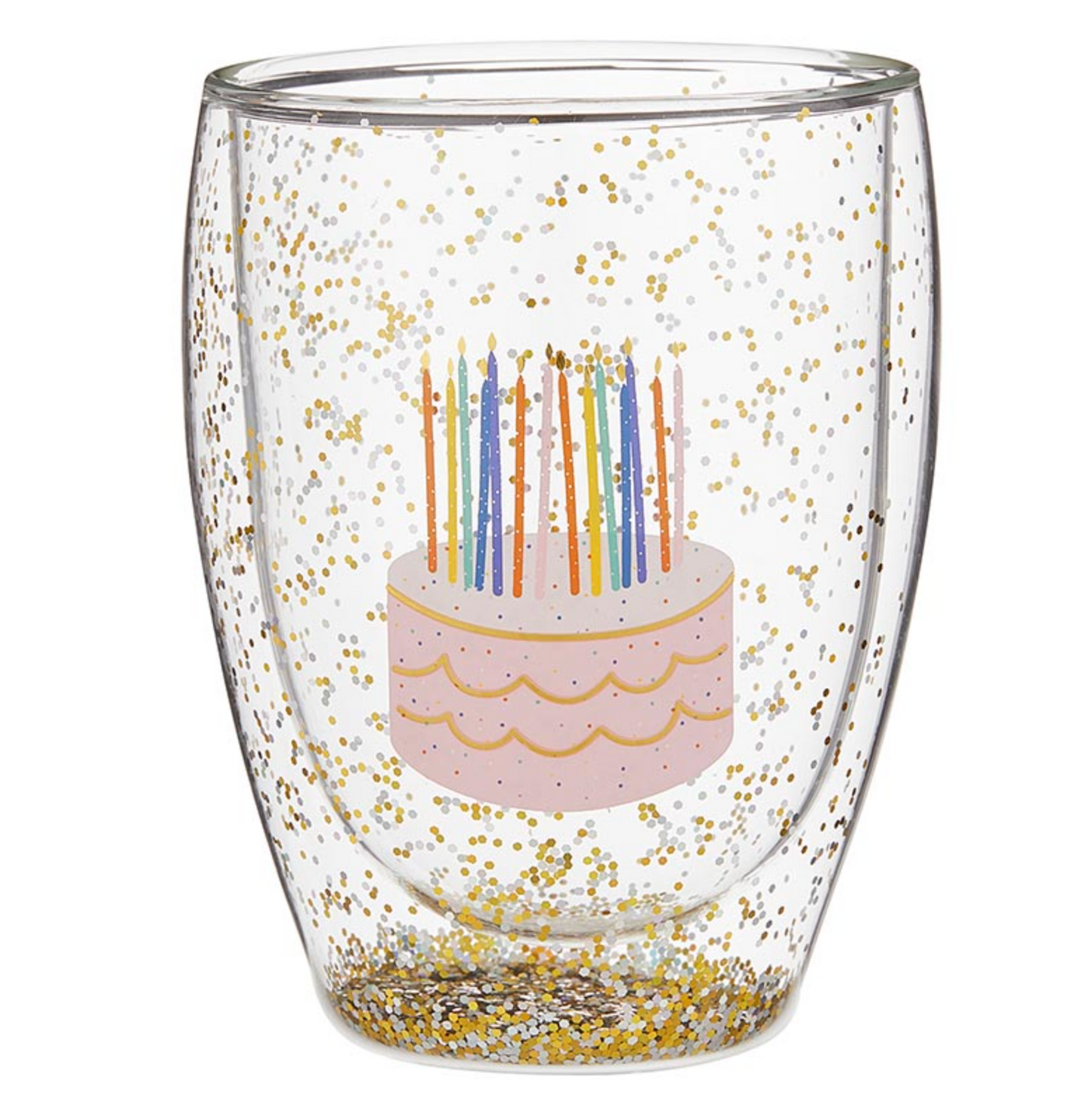 Double-Wall Stemless Wineglass - Cake