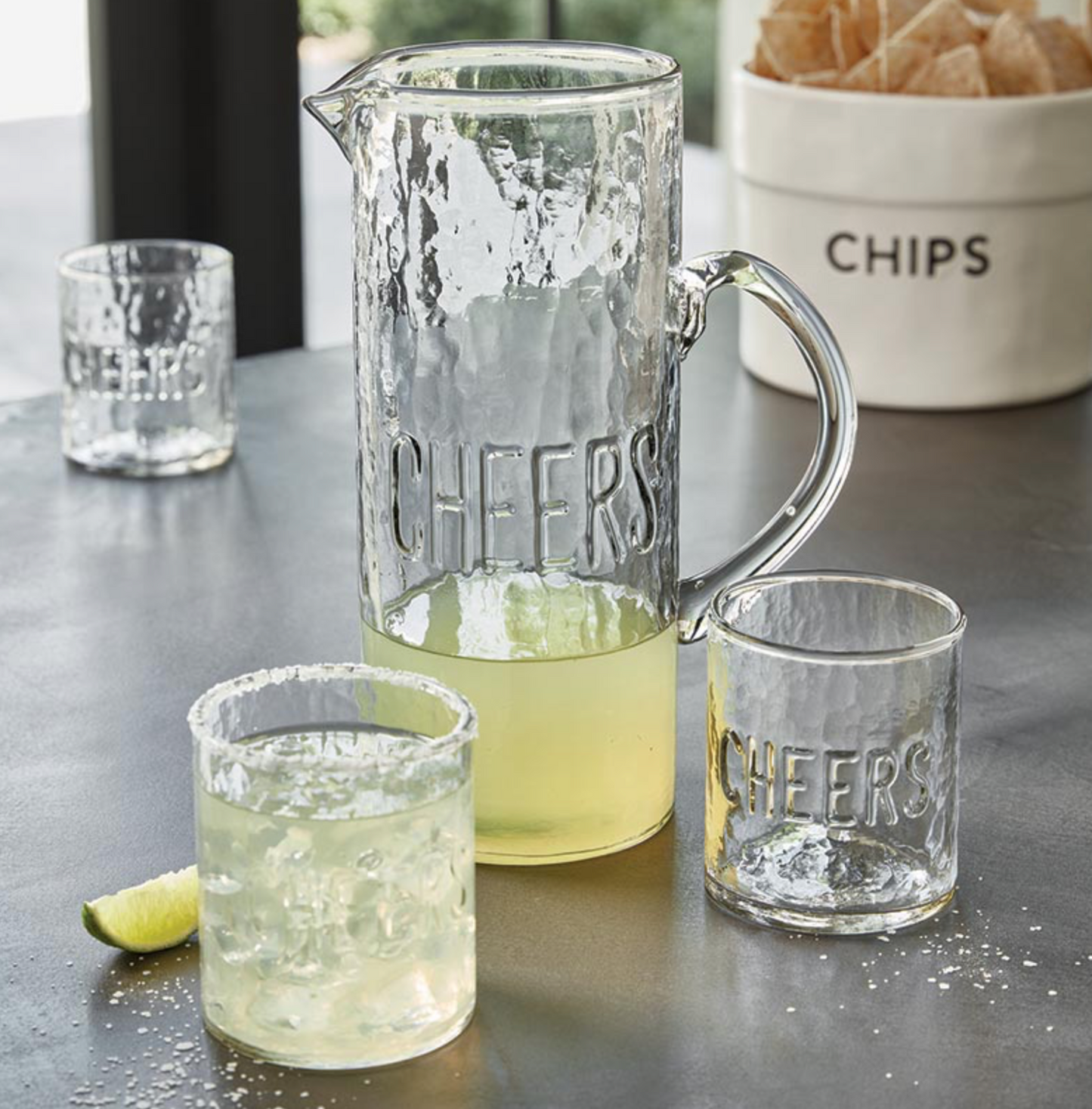 Hammered Pitcher - Cheers