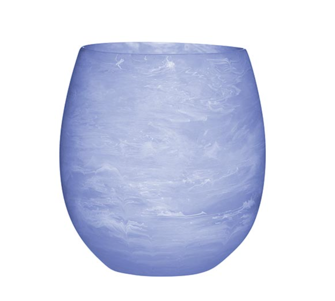 Resin Stemless Wine Glass - Blue