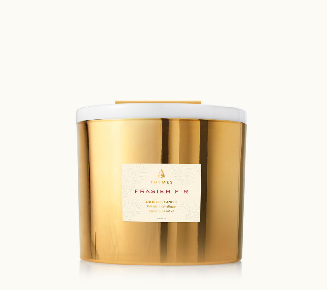 Frasier Fir Gold 3-Wick Candle