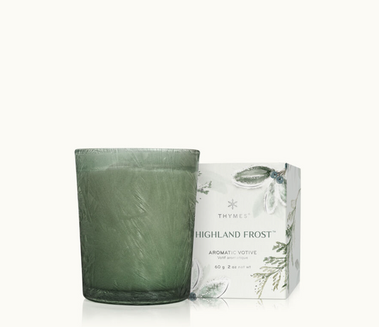 Highland Frost Boxed Votive Candle