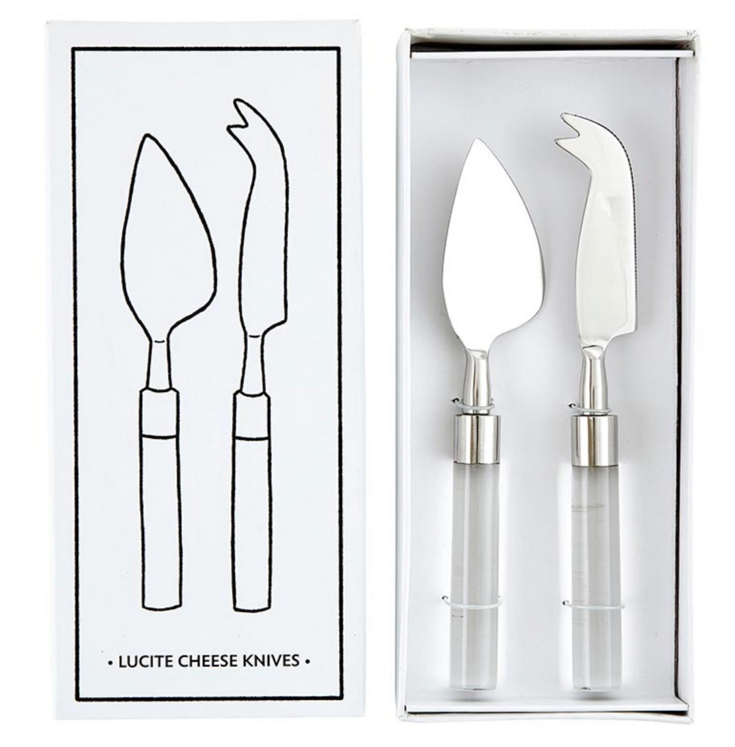 Lucite Cheese Knives