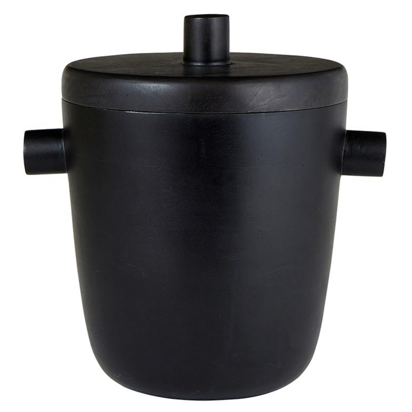 Black Wood Ice Bucket