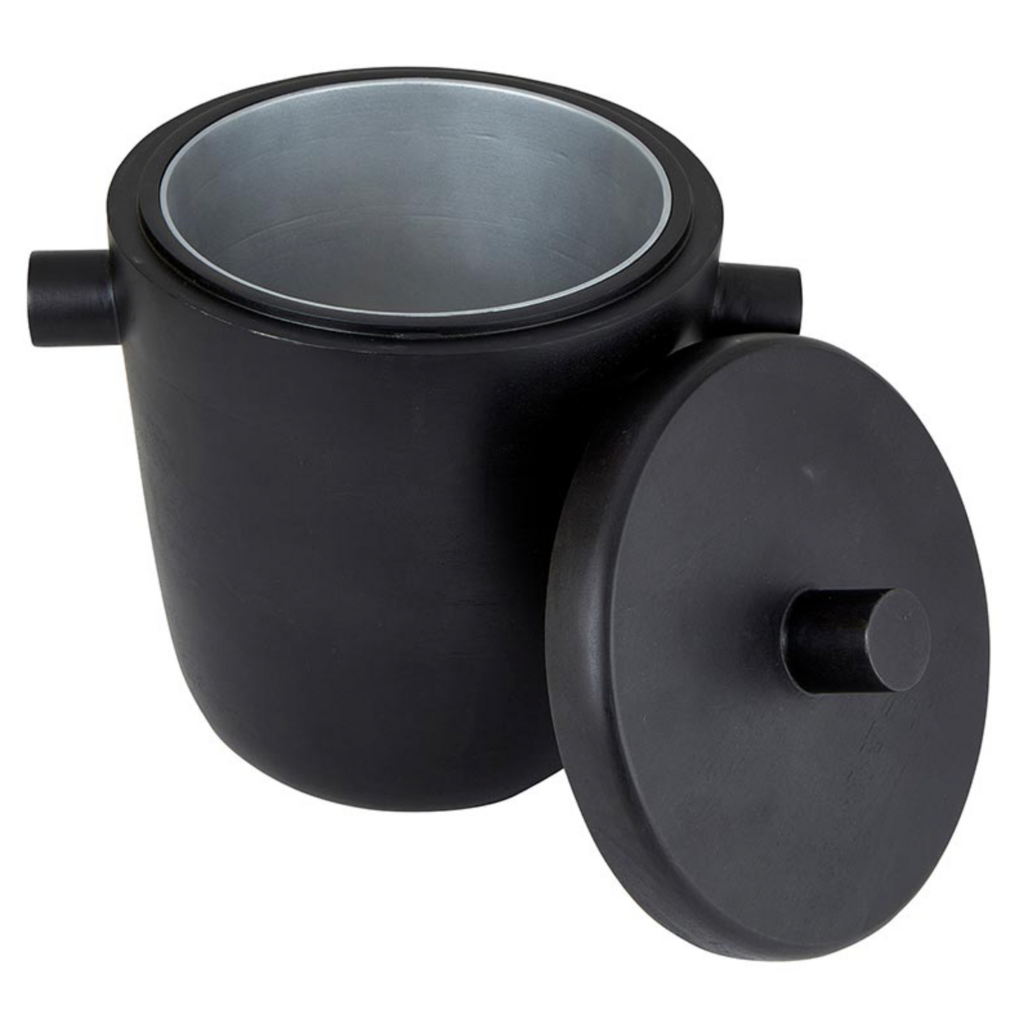 Black Wood Ice Bucket