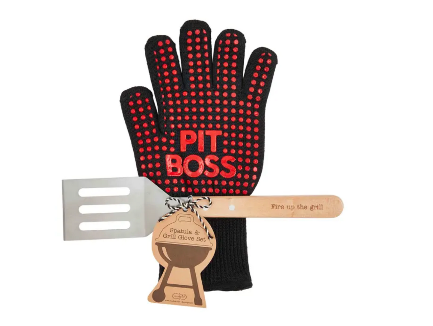 GRILL GLOVE AND SPATULA SET