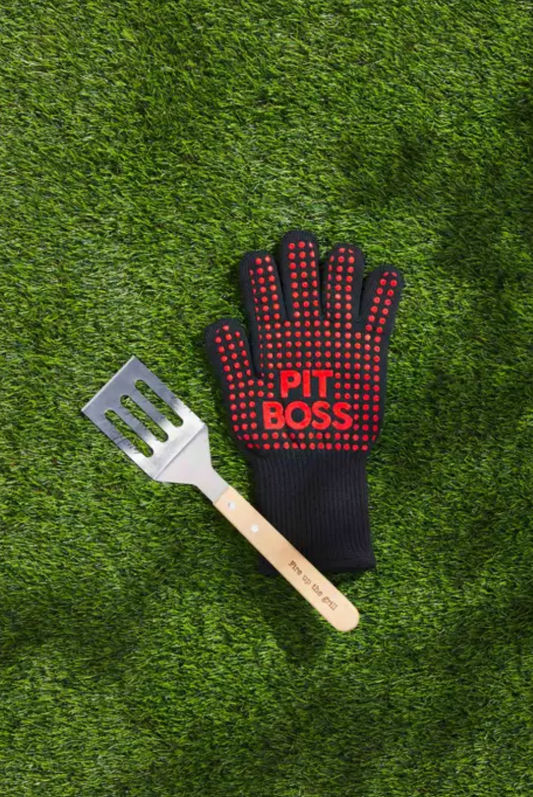 GRILL GLOVE AND SPATULA SET