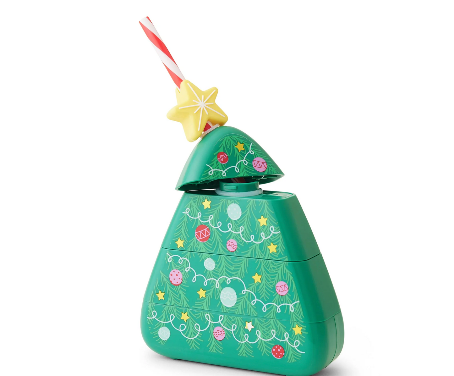 CHRISTMAS TREE NOVELTY SIPPER