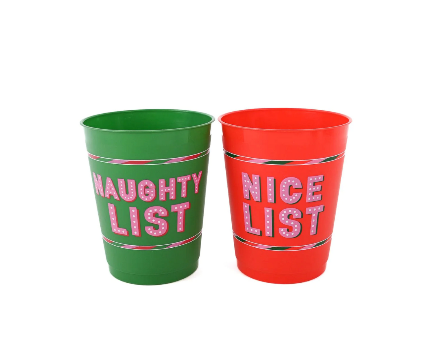 Naughty vs. Nice Holiday Party Pong Set