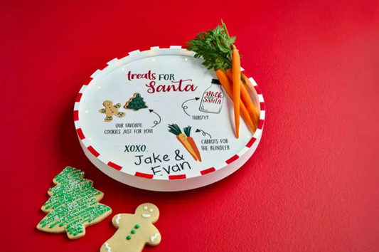 LIGHT UP CHRISTMAS COOKIE PLATE