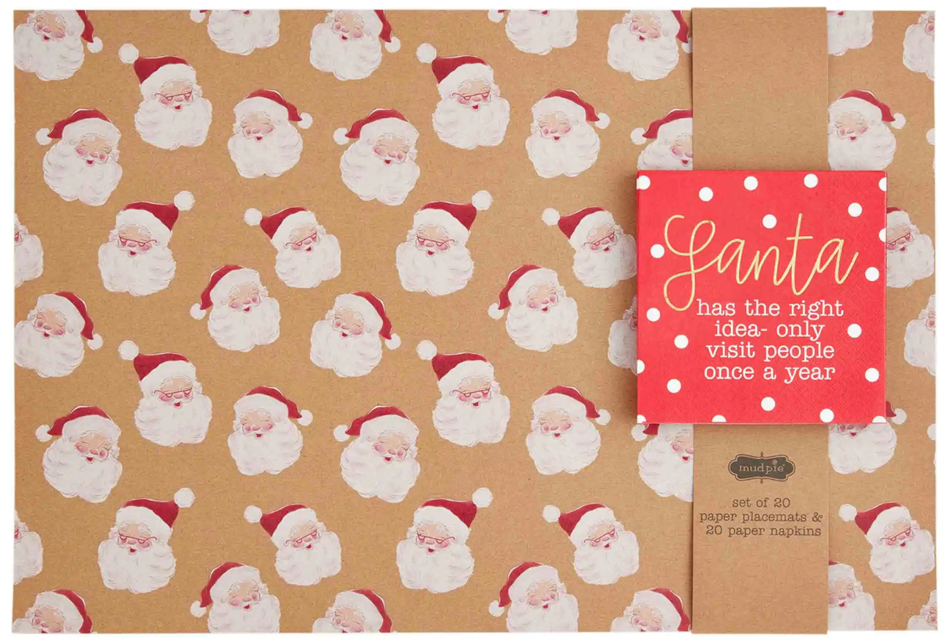 SANTA PLACEMAT SET