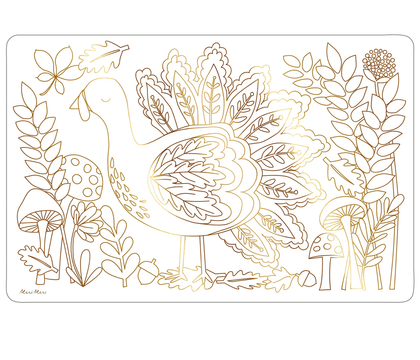 Thanksgiving Coloring Placemats (x 8)