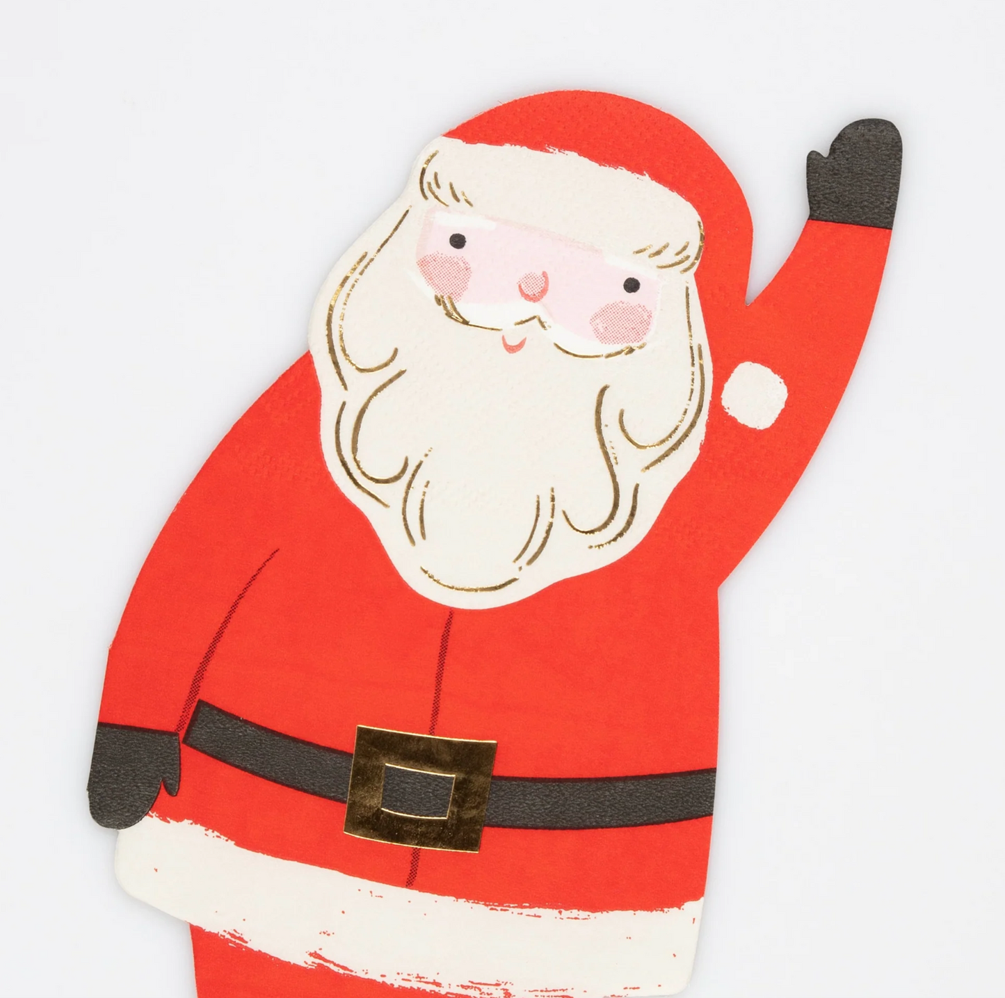 Jolly Christmas Santa Napkins (x 16)