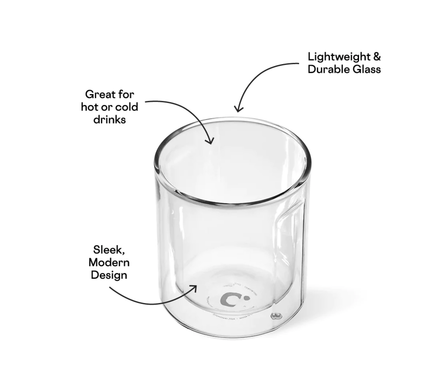 Glass Rocks - 12oz Double Pack - Clear