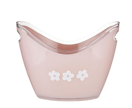 Acrylic Beverage Bucket - Flowers