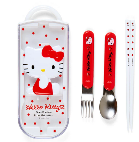 Hello Kitty Smiles Utensil Set Trio