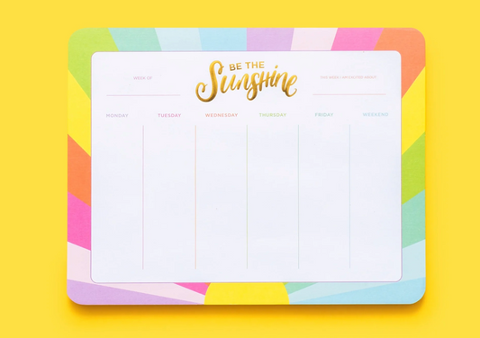 Be the Sunshine Weekly Planner