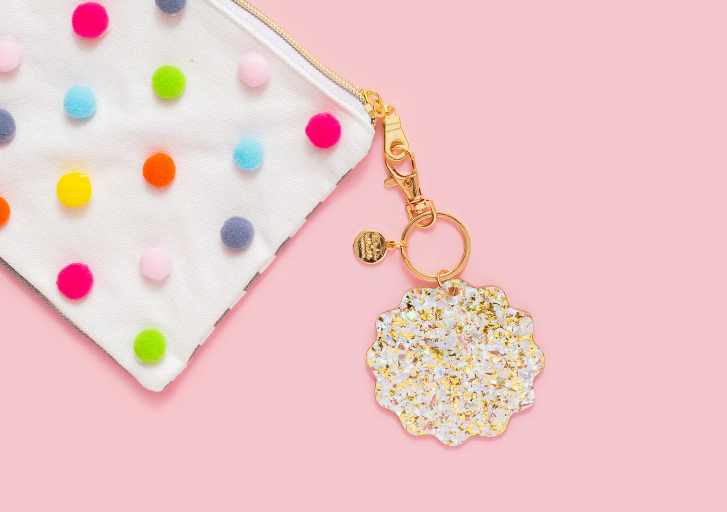 Confetti Waves Keychain