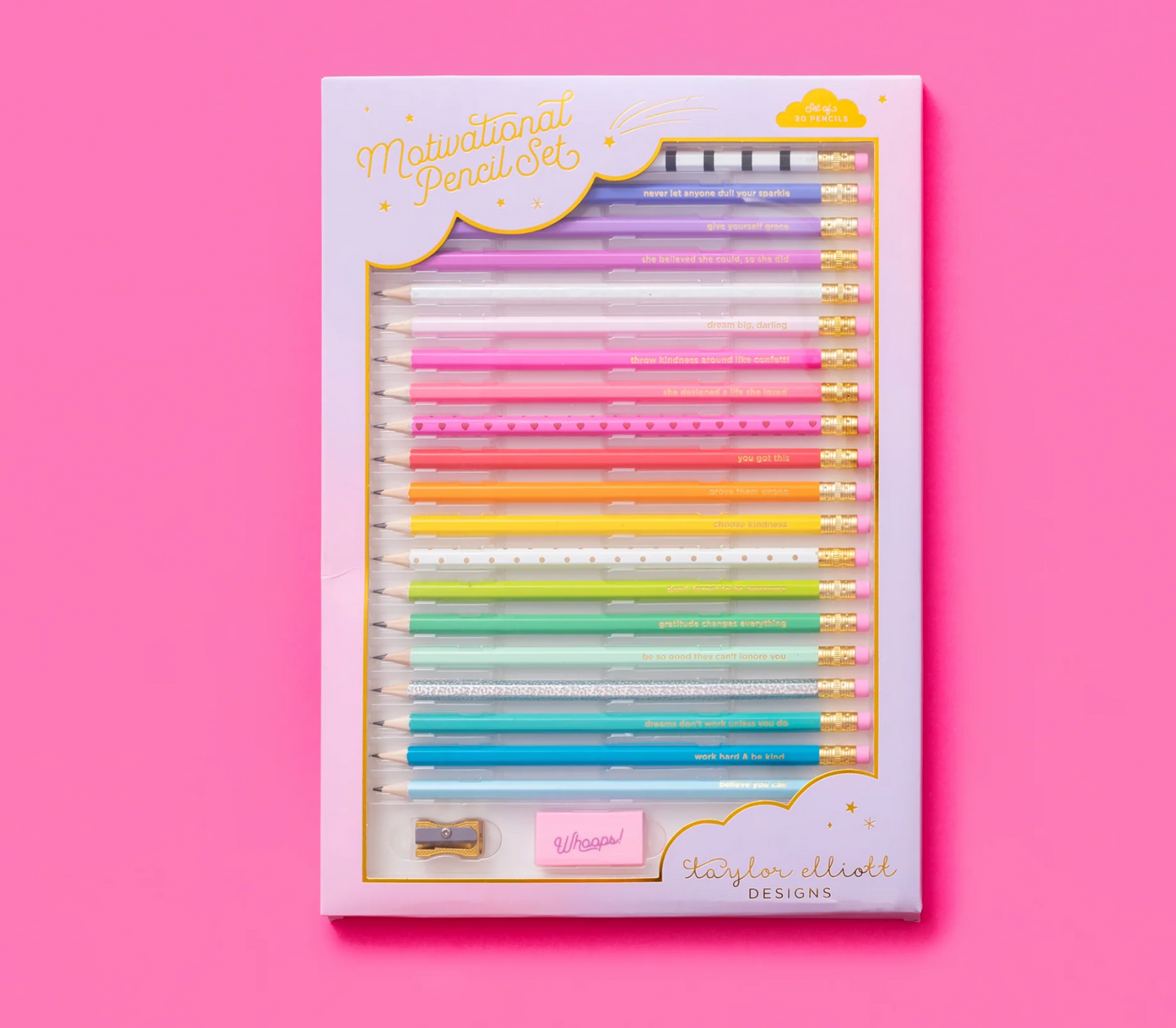 Motivational Pencil Set