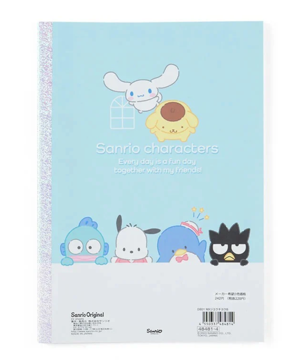 Sanrio Characters Notebook (Blue)