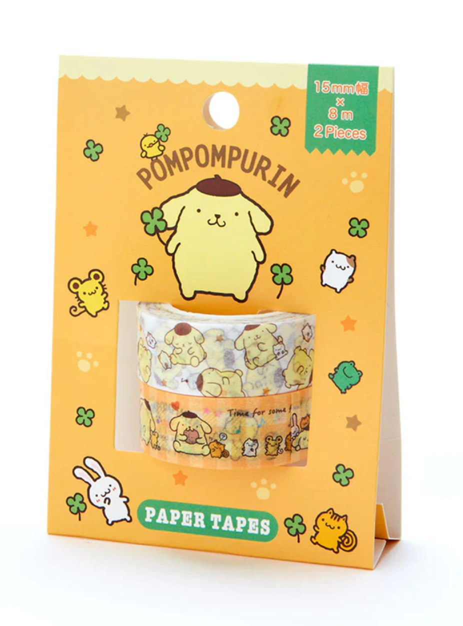 Pompompurin 2-Piece Washi Tape Set