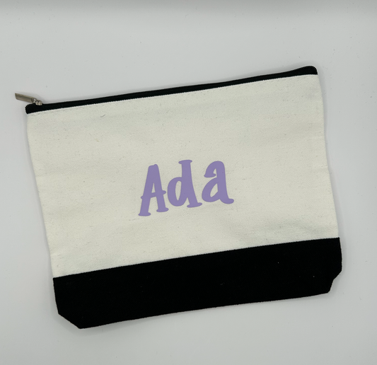 Canvas Makeup Bags