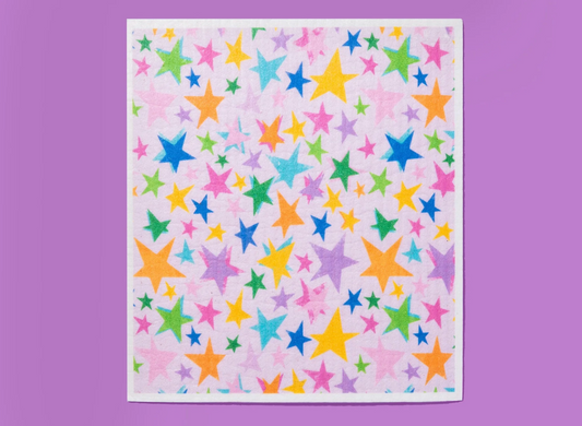 Stars Biodegradable Dish Cloth