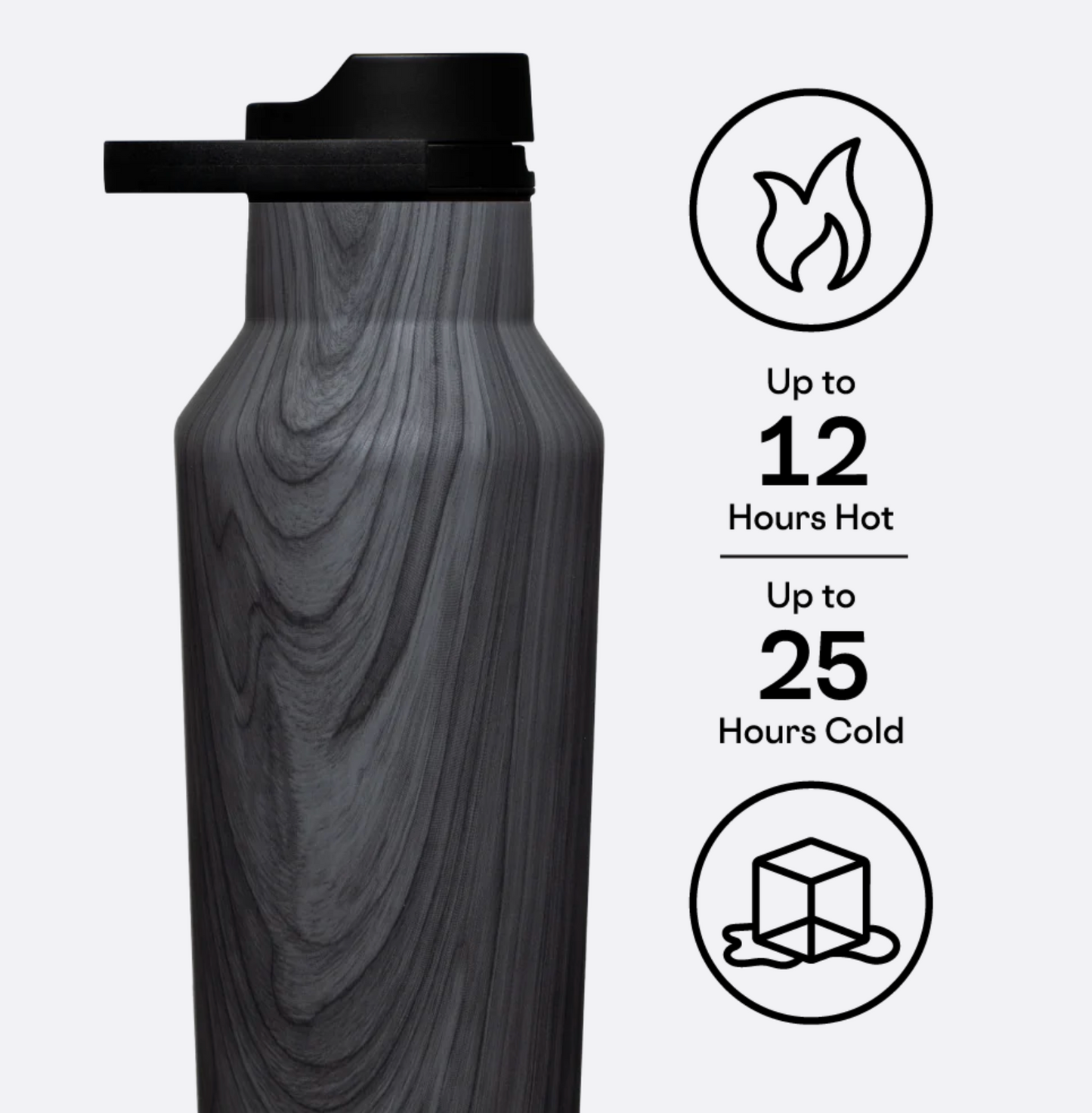 Burnt Wood Sport Canteen 20oz