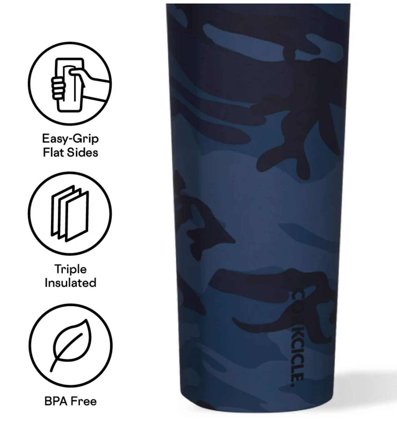 Navy Camo Sport Canteen 32oz