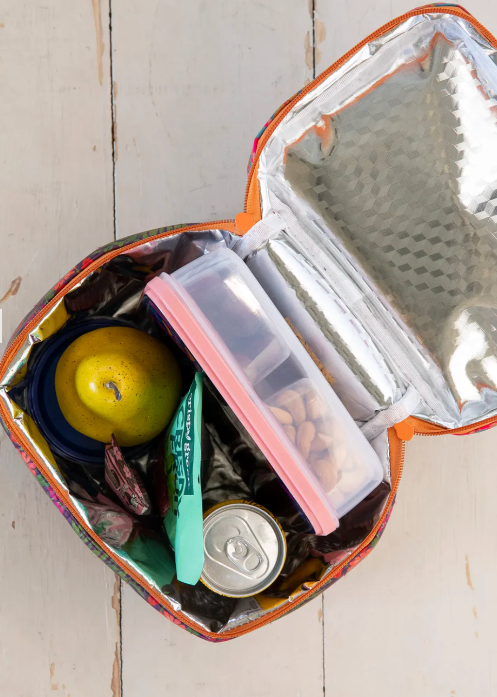 Lunchbox Mini Cooler - Blue Pink Clusters