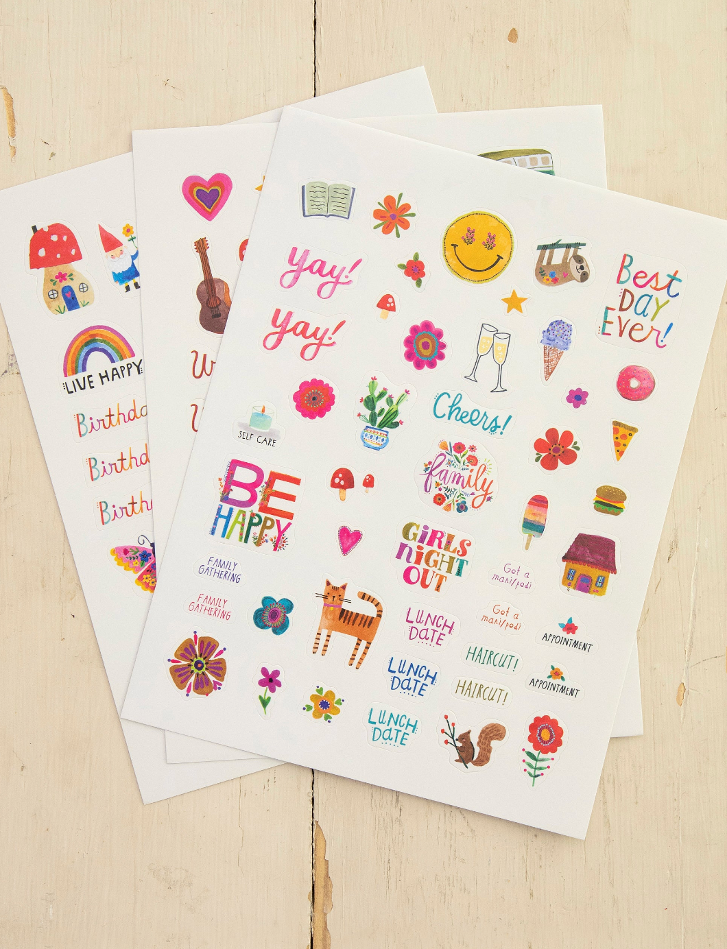 Planner Sticker Set, Set of 3 - Variety