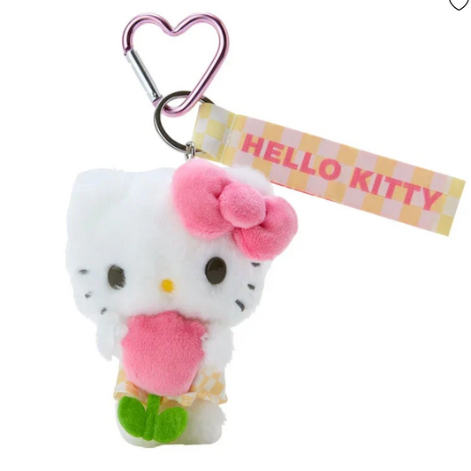 Hello Kitty Plush Mascot Keychain