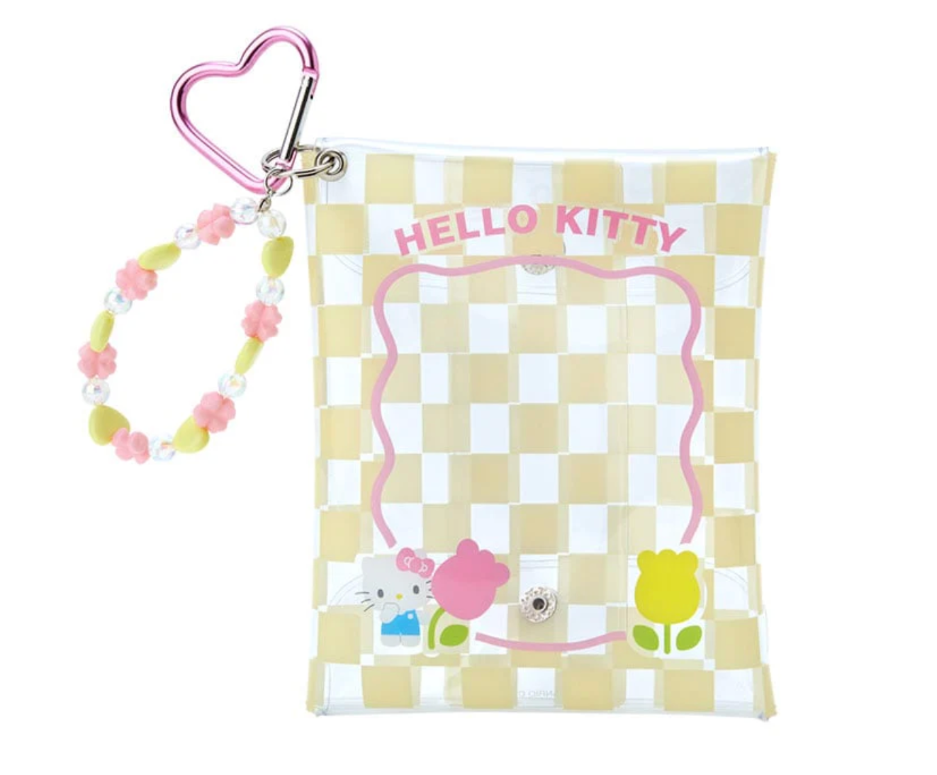 Hello Kitty Clear Snap Mini Pouch