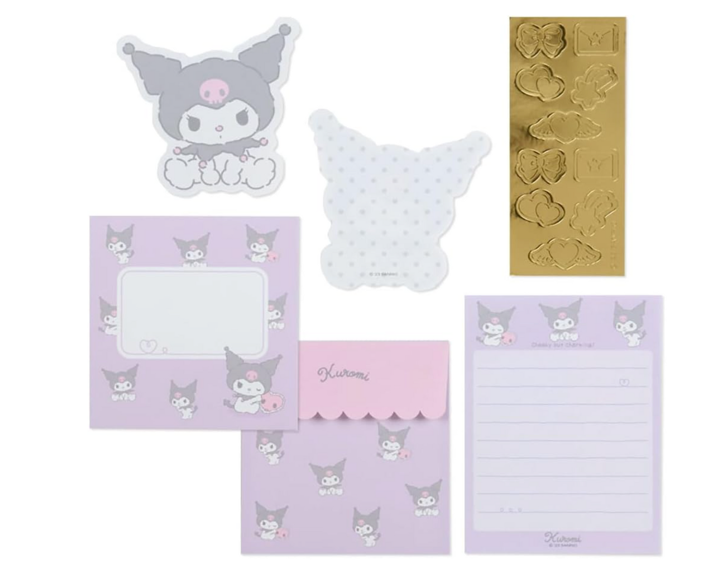 Kuromi Mini Letter Set