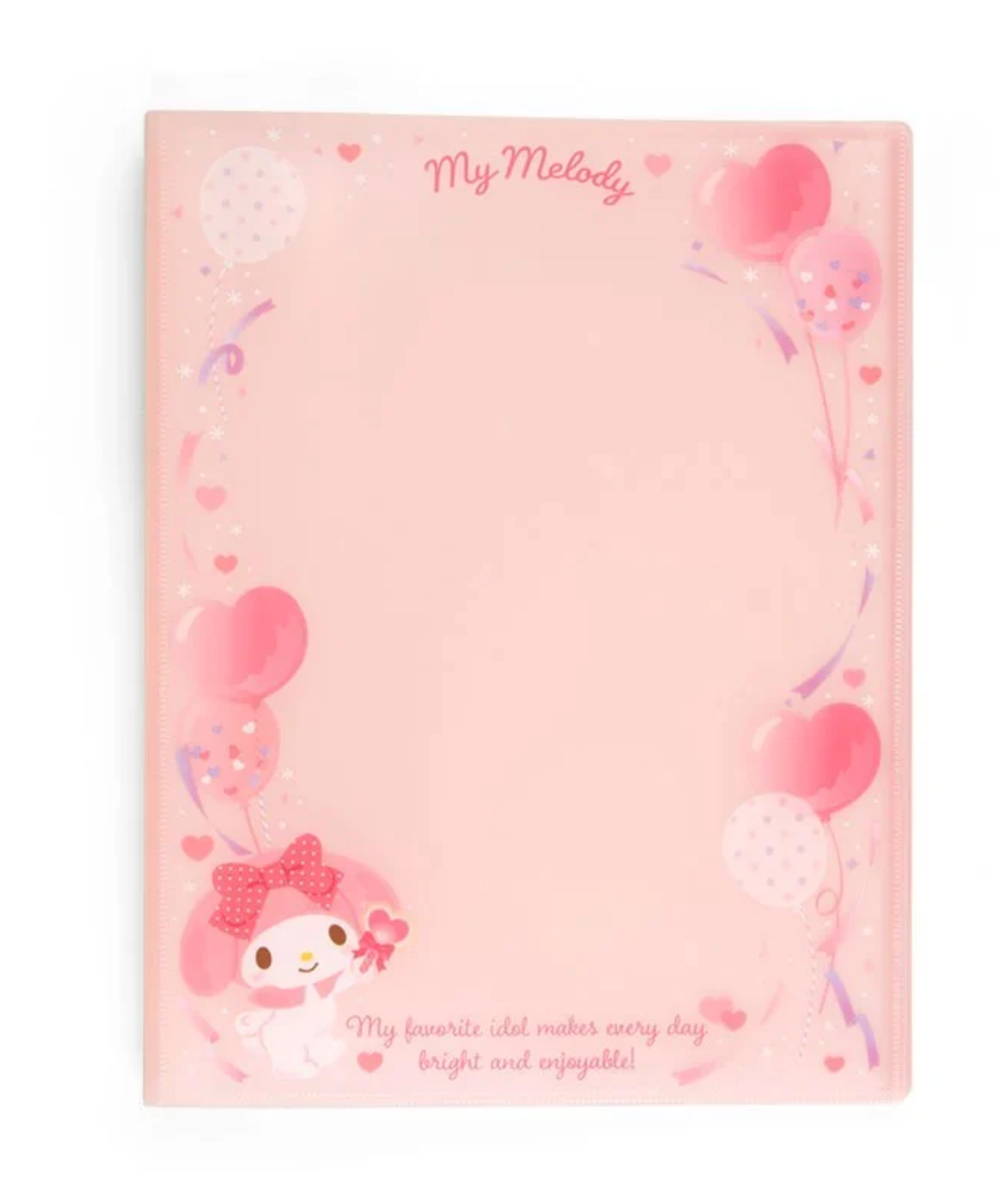 My Melody File Folder Collect Book