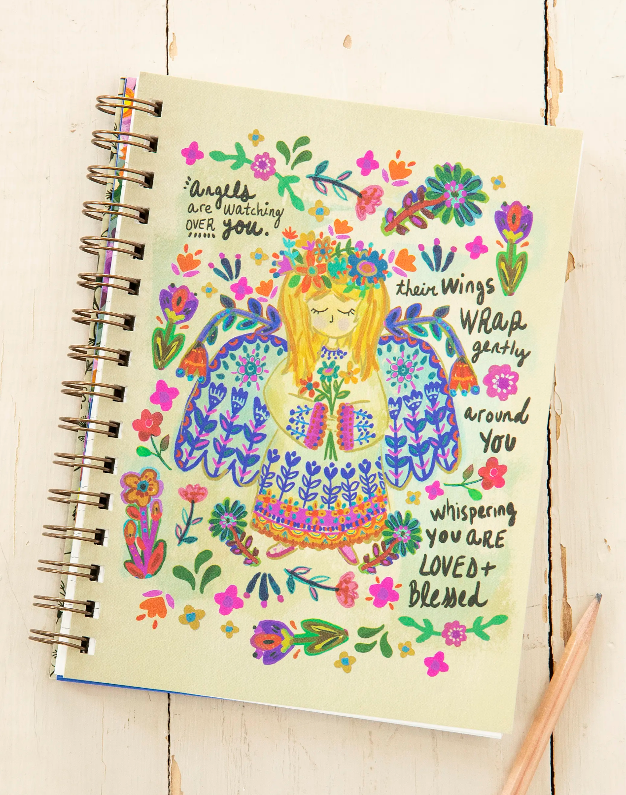 Spiral Notebook - Angels Watching