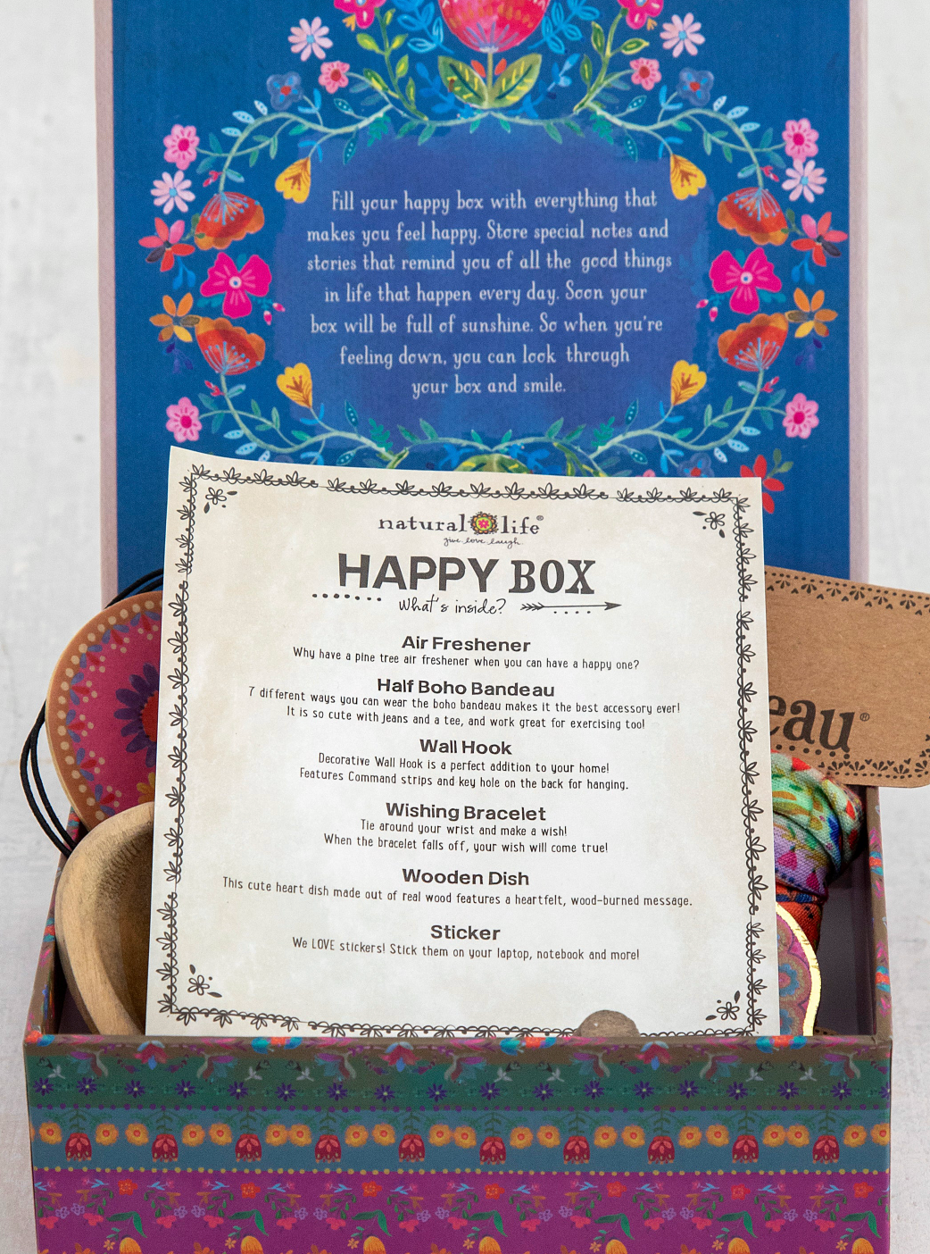 Happy Box Gift Set - Folk Heart