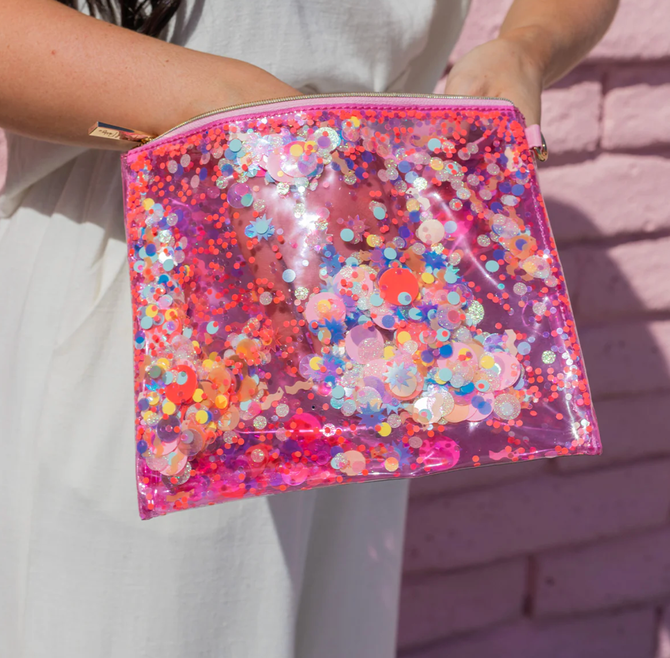 Bring On The Fun Confetti Everything Pouch