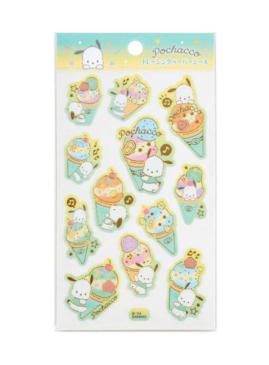 Pochacco Sticker Sheet (Ice Cream Party Series)