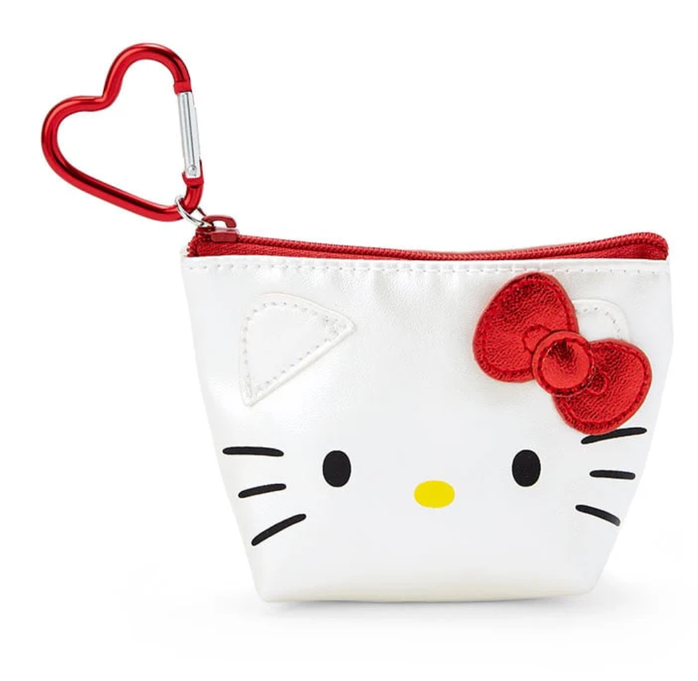 Hello Kitty Mini Metallic Zipper Pouch