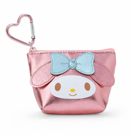 My Melody Mini Metallic Zipper Pouch