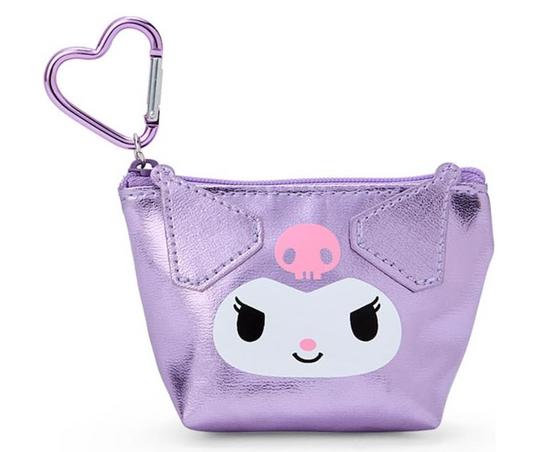 Kuromi Mini Metallic Zipper Pouch