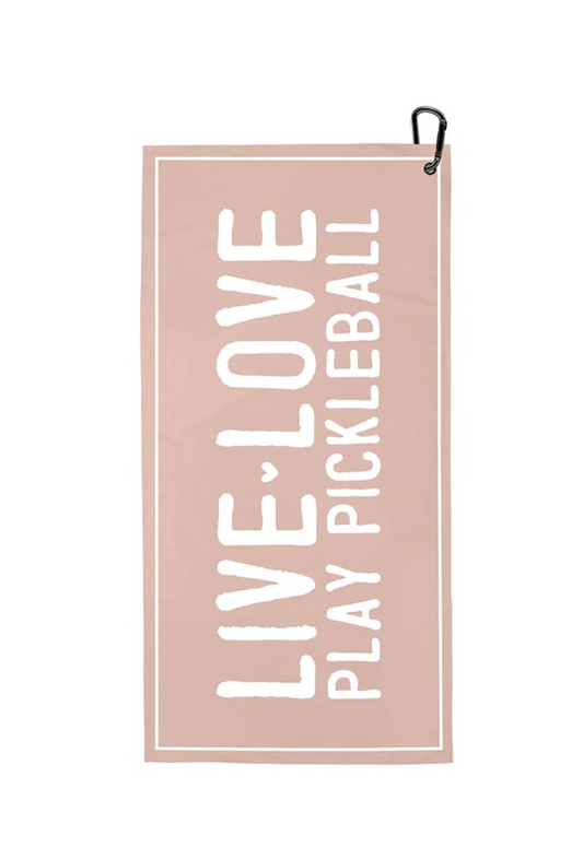 Live Love Play Pickleball Sport Towel